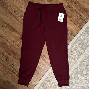 Jaanuu Silex Knit-Waist Scrub Jogger Pants